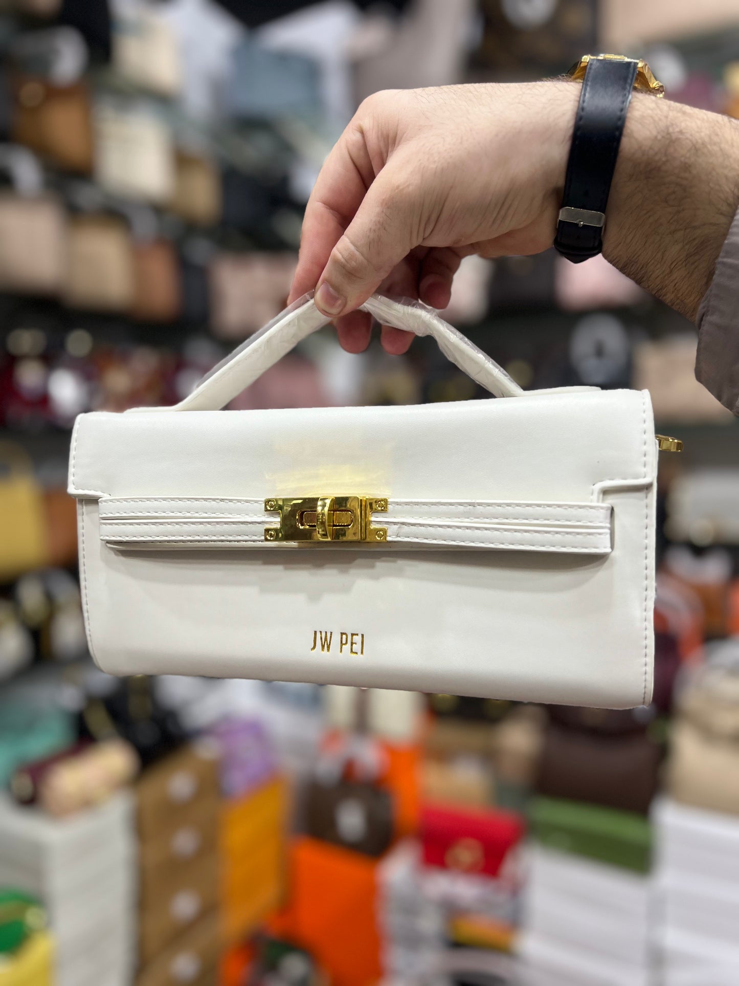 Elegant Top Handle Crossbody Purse