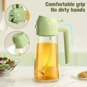 Premium Oil Spray Bottle – Smart Mist Dispenser for Healthy Cooking