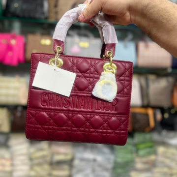 Premium Quilted Top Handle Handbag