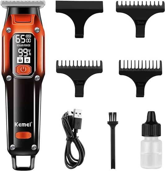 Kemei KM-658 Trimmer for Men – Rechargeable Hair & Beard Grooming Kit