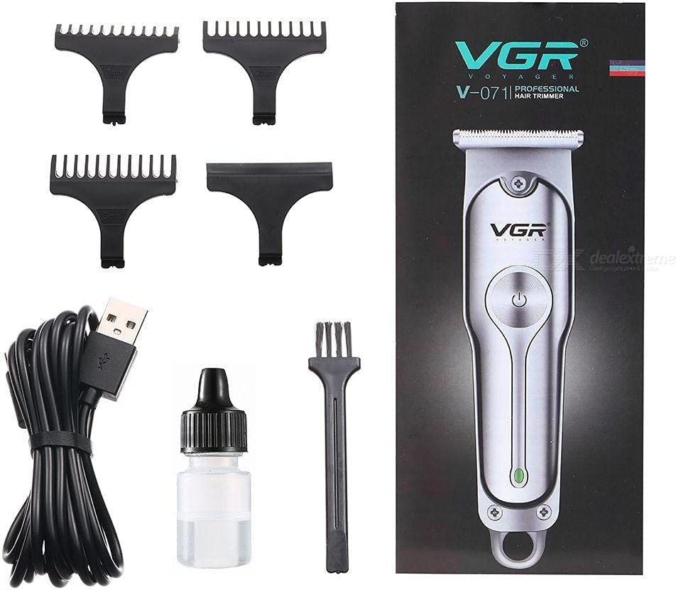 VGR V-071 Trimmer for Men – Rechargeable Beard & Hair Grooming Machine
