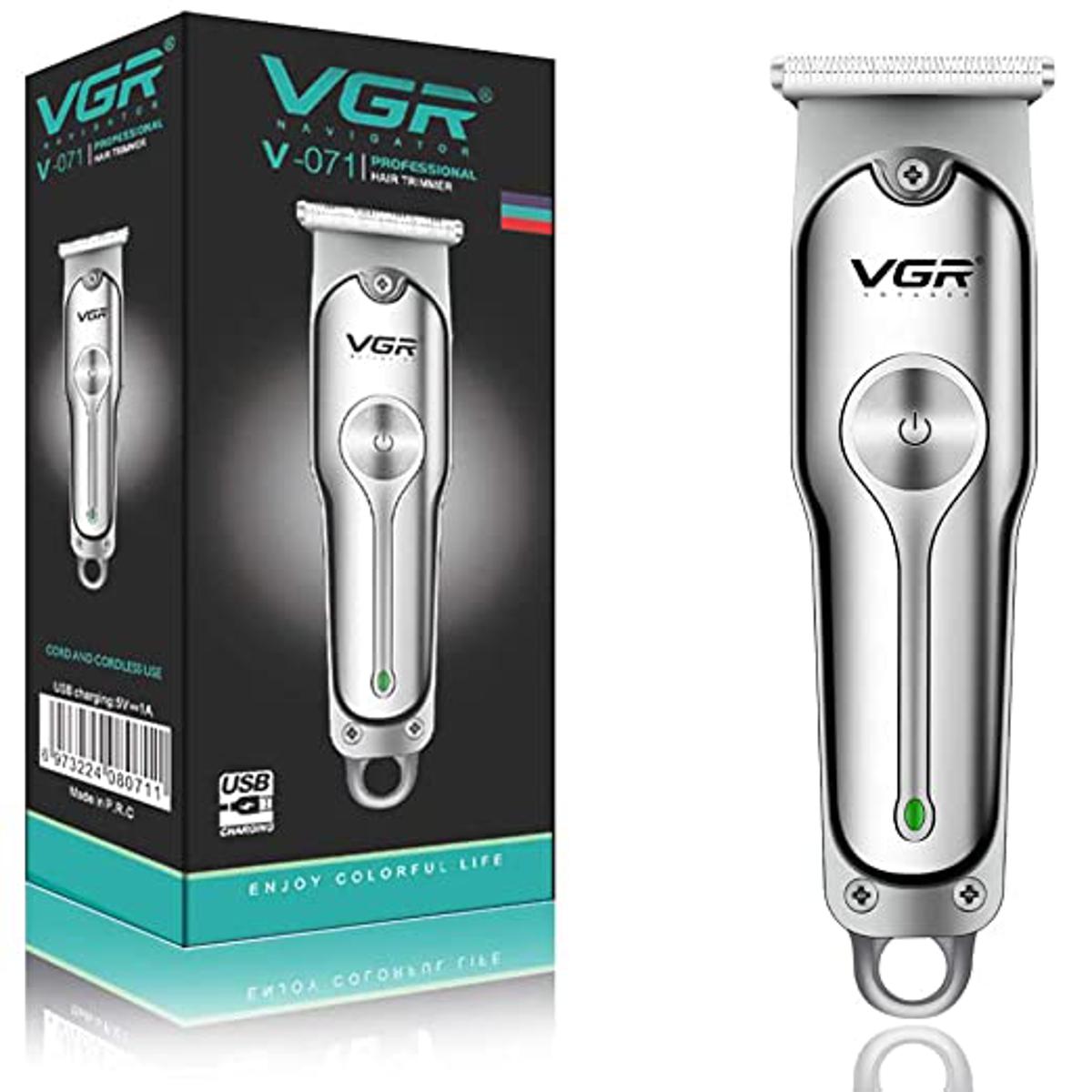 VGR V-071 Trimmer for Men – Rechargeable Beard & Hair Grooming Machine