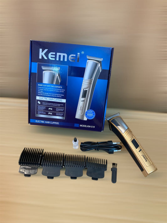 Kemei KM-519 Trimmer | Cordless Hair & Beard Clipper for Men