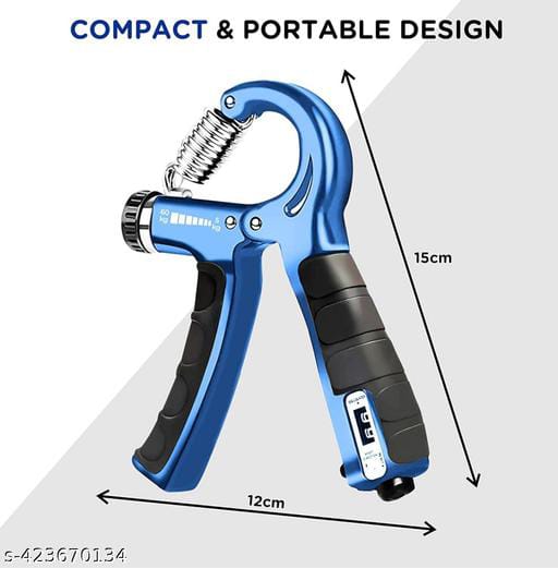 Hand Grip Strengthener with Digital Counter – Adjustable Resistance