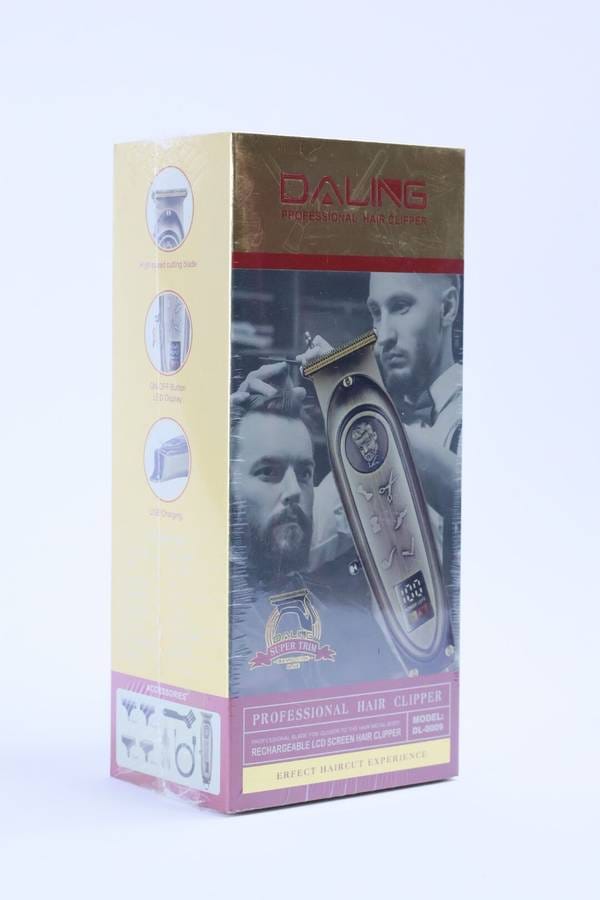Daling DL-0009 Professional Hair Trimmer – Rechargeable Grooming Kit for Men